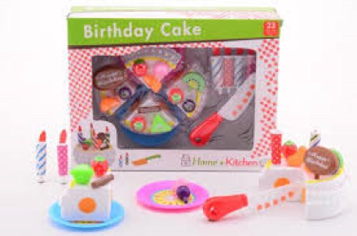Johntoy Home and Kitchen verjaardagstaart - Speelgoedeten en -drinken - In vensterdoos — afbeelding 8