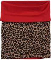 Quapi Meisjes Sjaal Lea 2 - Luipaard/Rood