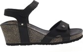 Panama Jack Julia Basics B1 sandalen met sleehak zwart - Maat 40