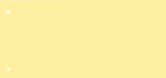 Bande de séparation pour 2 anneaux - 105 X 240 mm - Jaune