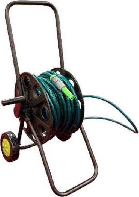 EasyStep - Slangenwagen Set incl. 30 m tuinslang + 2x 4 delig waterkoppelset 1/2
