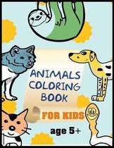 animals coloring book for kids age 5+