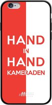 6F hoesje - geschikt voor iPhone 6s -  TPU Case - Feyenoord - Hand in hand, kameraden #ffffff
