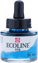 Ecoline 30 ml 578 Hemelsblauw Cyaan