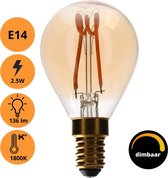 Proventa DECO LED Filament lamp E14 - Model XS globe - Dimbaar -  ⌀ 45 mm - Extra warm wit