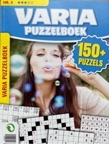 Denksport | Denksport puzzelboekjes | Varia puzzels | Puzzelboekjes | Puzzelboeken volwassenen denksport | Zweedse puzzels | Woordzoeker | Sudoku | Kruiswoord | Kruiswoordraadsels denksport | Kruiswoordpuzzel nederlands | 3* | Extra dik: 150 puzzels!