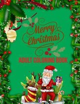 Merry Christmas Adult Coloring Book