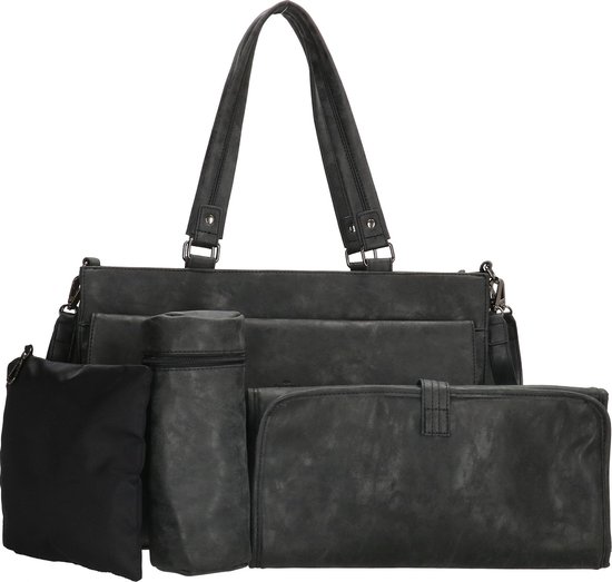 Charm London Bloomsbury Luiertas - Zwart van Charm London — afbeelding 2