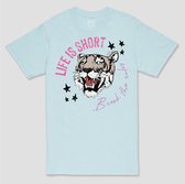 T-shirt life is short break the rules baby van Pinned by K