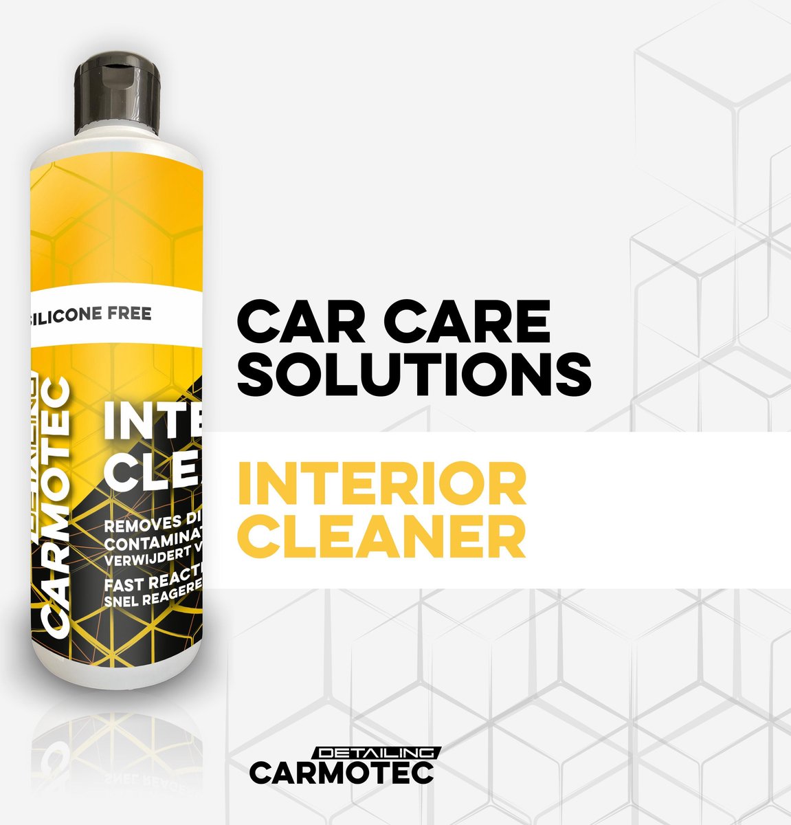 Carmotec - interieur reiniger auto - interieur - spray 500 ml