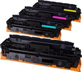 Inkmaster huismerk XL Multipack toner cartridge voor HP 410X toner, HP CF410X, CF411X, CF412X, CF413X zwart + 3 kleuren (4 stuks) voor HP Color LaserJet M377 dw, M452 dn, M452 dw,