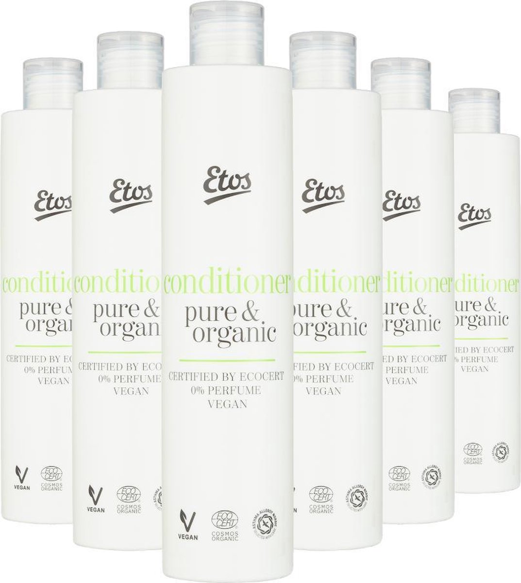 Etos Conditioner Pure & Organic - 6 x 300 ml - voordeelverpakking