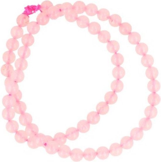 Brin de perles de quartz rose (6 mm) | bol.com