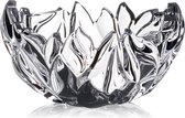 ROGASKA 1665 - 4 ELEMENTS -  set van 4 kristallen kommen - AIR - EARTH - FIRE- WATER - 13 cm
