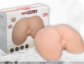 Masturbator – 38 centimeter – Realistische siliconen kunstvagina/anus  – levensecht – Beige