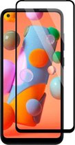 Shop4 - Samsung Galaxy A11 Glazen Screenprotector - Edge-To-Edge Gehard Glas Transparant