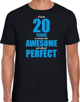 It took 20 years to become this awesome cadeau t-shirt zwart voor heren - 20 jaar verjaardag kado shirt / outfit XL