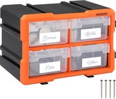 Monzana' assortiment Monzana avec compartiments Boîte à outils extensible - 8 compartiments