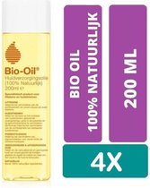 Bio-Oil 100% Natuurlijk 4 x 200 ml Voordeelbundel