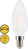 Proventa Longlife LED Candle ledlamp met kleine E14 fitting - Model frosted - ⌀ 35 mm