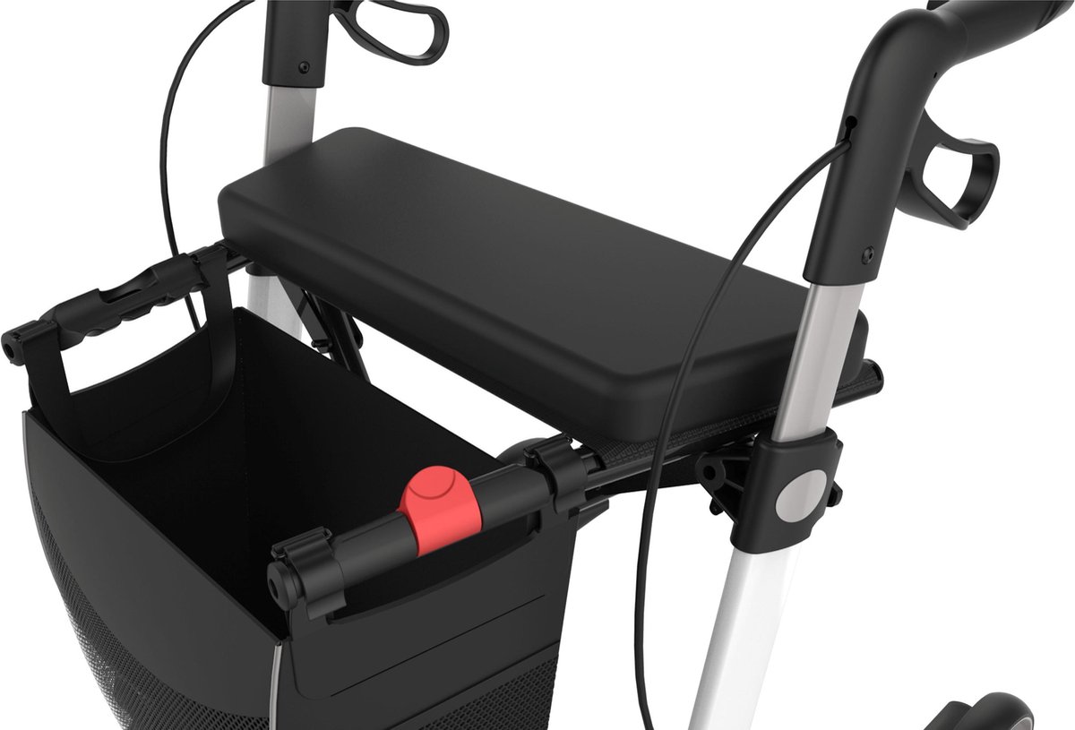 Rehasense Server vaste zitting-rollator-kussen-zwart