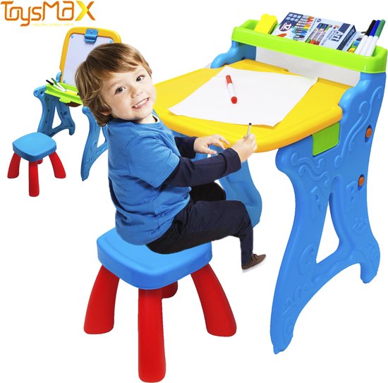 Toys Max - Speeltafel - Tekentafel Kinderen - Kindertafel - Knutseltafel -  Speelgoed 3... | bol.com