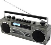 Soundmaster SRR70TI Retro stereo radio cassette recorder - met DAB+, Bluetooth en USB