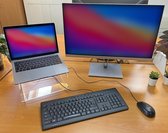 Foto Koch XXL Laptop Standaard | Ergonomische Laptop Verhoging | Universele Notebook Standaard | Plexiglas