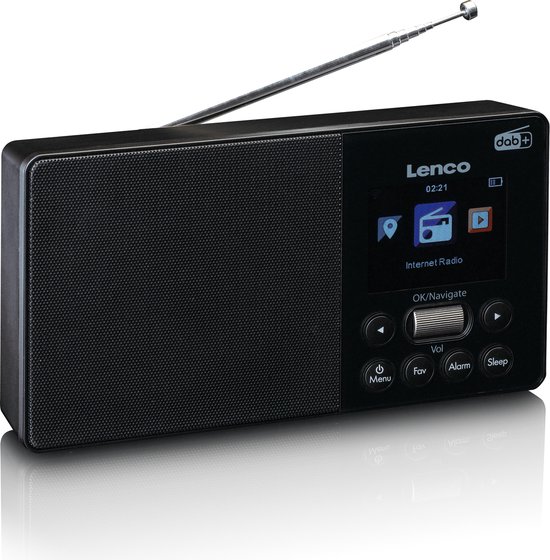 Lenco PIR-510BK Radio portable Analogique et numérique Noir | bol.com