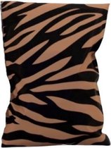 Verzendzakken Zebra 35x43cm - Met sealstrip - Per 25 stuks - Verzendzakken voor kleding - Verzendzakken webshop