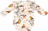 Misioo Romper Birds - vogels - kinderkleding - romper baby - babykleertjes - baby - Maat 80/86