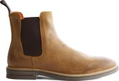 Travelin Newburgh Chelsea - Leren herenschoenen - Cognac geborsteld Leer - Maat 48