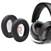 Luxe Lederen Oorkussen Set Geschikt Voor JBL Quantum 600 - Vervangende Koptelefoon Earpads - Oor Kussens - Ear Pads - Oorkussens Met Memory Foam Binnenlaag - Zwart