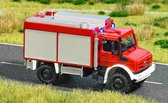 Busch - Mercedes Unimog Feuerwehr H0 (Bu5599) - modelbouwsets, hobbybouwspeelgoed voor kinderen, modelverf en accessoires
