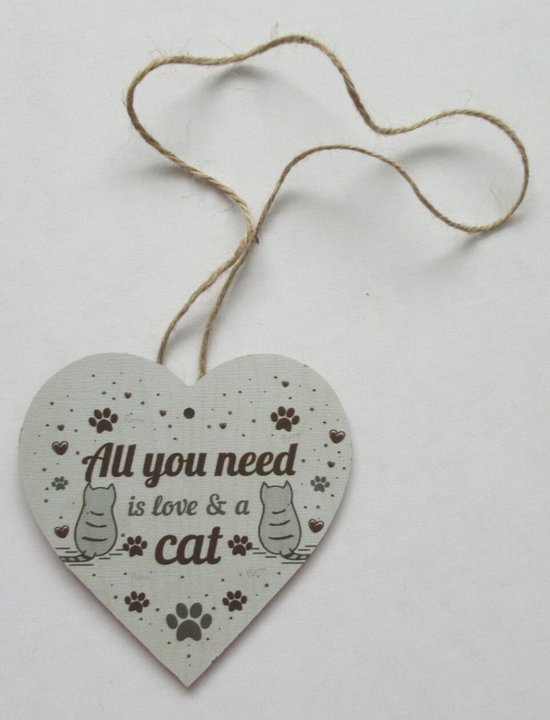 Trésors de chat coeur en bois tableau de texte chat assiette — free download