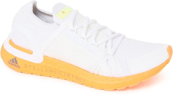 Chaussure de course Adidas by Stella McCartney Ultraboost 20 avec tige en tricot - Wit/ Oranje / Taille 40