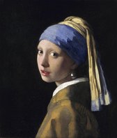 Johannes Vermeer Meisje Met De Parel - Poster - Canvas - 50x40CM | Posterschuur