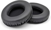 Luxe Lederen Oorkussen Set Voor Sony PS3/PS4 Pulse Wireless Elite Edition  - Vervangende Koptelefoon Earpads - Oor Kussens - Ear Pads - Oorkussens Met Memory Foam Binnenlaag - Zwart