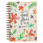 Schrijfdagboek spiraal God has great plans