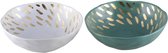 Saladeschaal 22cm - 2-delige set | Nature chique