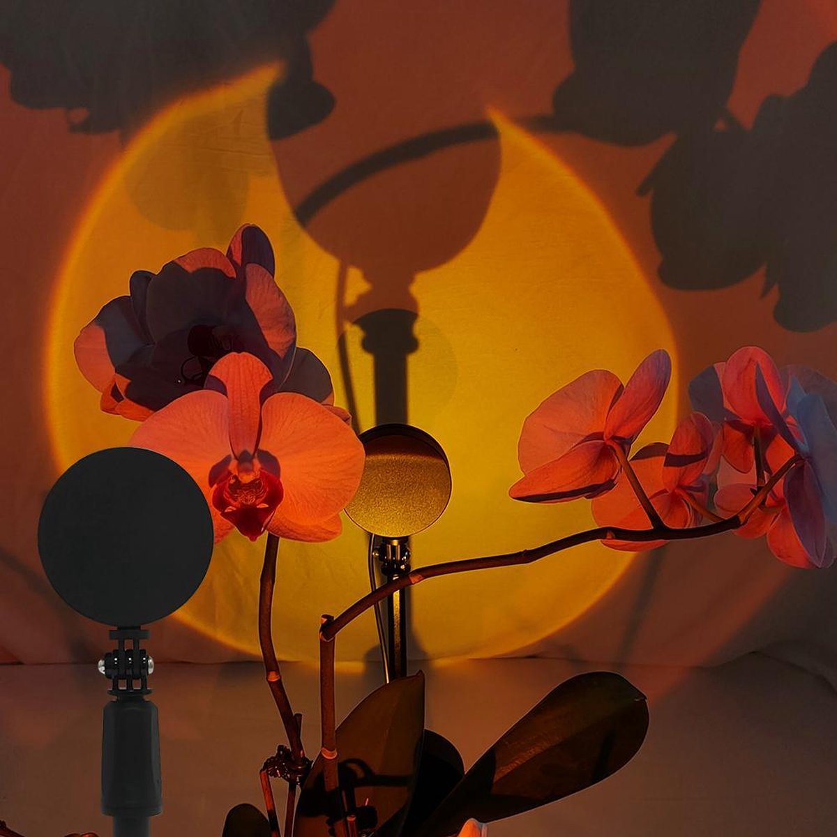 Sunset lamp - Sunset projection lamp - Sfeerverlichting binnen - Zonsondergang lamp - Hoogte verstelbaar - Sunset projector - SUN – foto 8