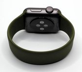 Geschikt Voor Smart Watch Sport Loop Band -  Donker Groen - 38mm En 40mm - S - Geschikt Voor Smart Watches