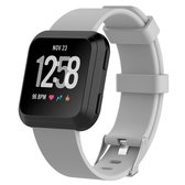 Fitbit Versa 2 Sport Band Met Gesp   Grijs - Maat: ML