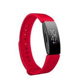 Fitbit Inspire Sport Band  Maat: ML  Donker Rood - Maat: ML