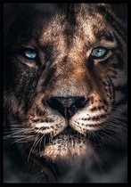 Jungle Tiger A4 botanische jungle dieren poster