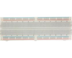 Velleman Breadboard, soldeervrij, 830 contacten, compatibel met Arduino, ABS, grijs