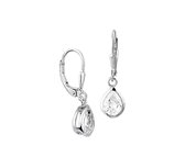 Nana - Oorhangers zirkonia brisur haak 27mm 7,5mm - 925 zilver