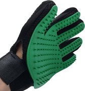 Borstel voor huisdieren - Linker Hand - Voor Elke Vacht - Silicone - Vachtborstel - Borstel Handschoen - Groen - oDaani