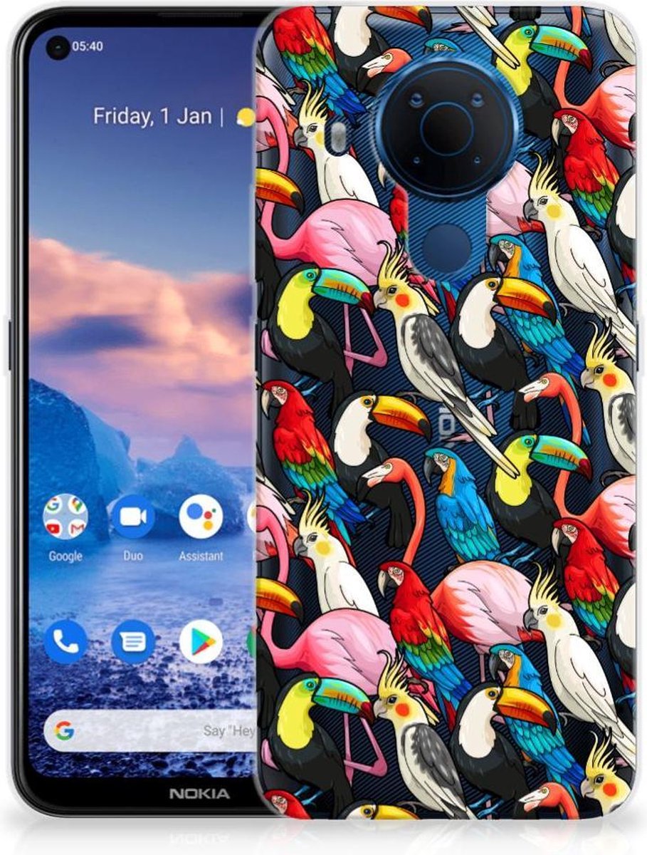 Nokia 5.4 TPU Hoesje Birds