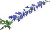 Silk-ka Kunstbloem-Zijden Bloem-Delphinium Tak Zijde Blauw 116 cm